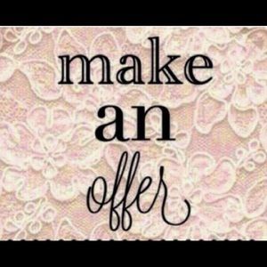 Make an offer!!! Evreything is negotiable🌸🌸